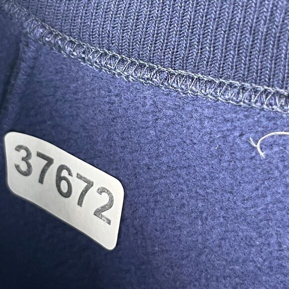 ROYAL DUTCH COLLEGE Sweatshirt Mens L HOLLAND NETHERLANDS Fleece Pullover Blue - Picture 13 of 13